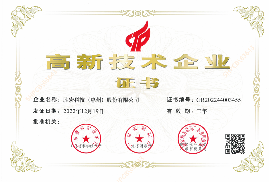喜讯！我司顺利顺利获得“高新技术企业”认定